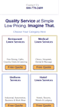 Mobile Screenshot of linenservice.com